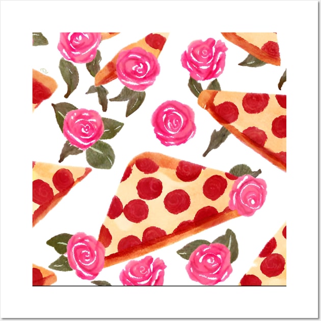 Pizza lover gift Wall Art by BlackMeme94